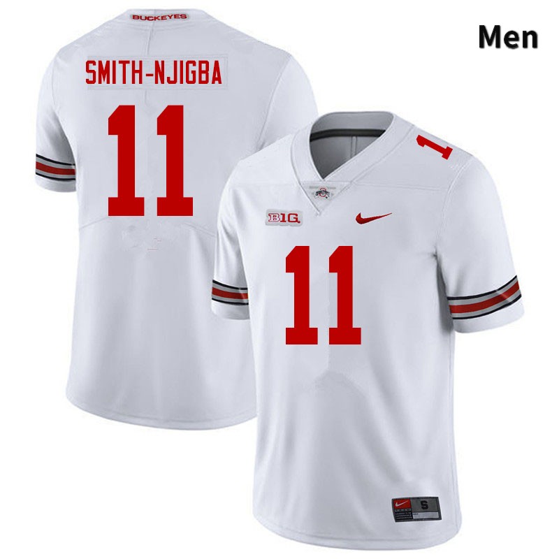 Ohio State Buckeyes Jaxon Smith-Njigba Men's #11 White Authentic Stitched College Football Jersey